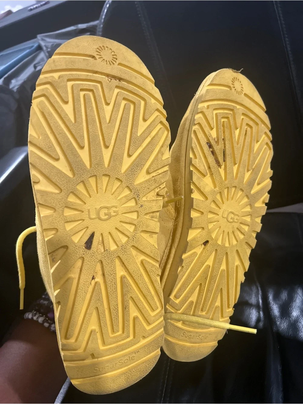 UGG lining lace boots